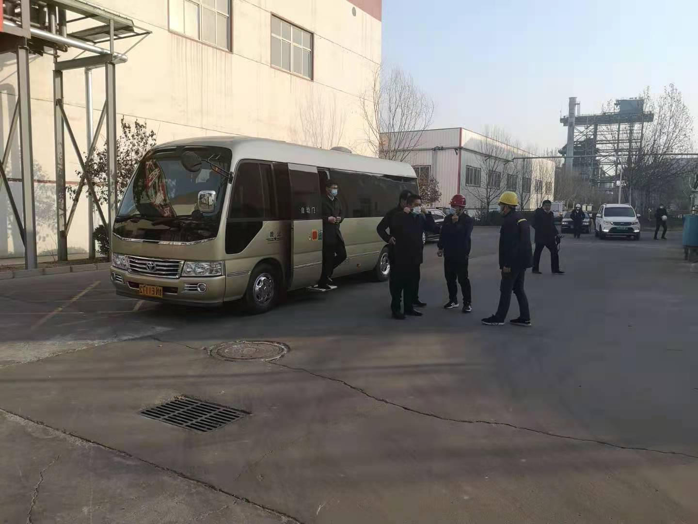 齐河县委书记孙修炜一行来我公司进行安全生产督导